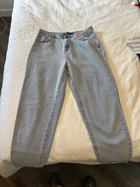 Straight-Leg Women's Light Blue Jeans